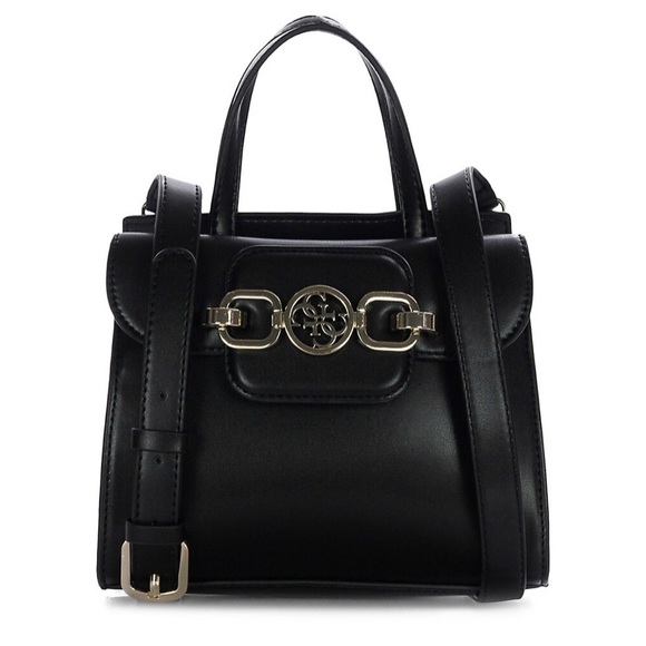 Authentic Guess Mini Hensely satchel in black NWT - Picture 1 of 5